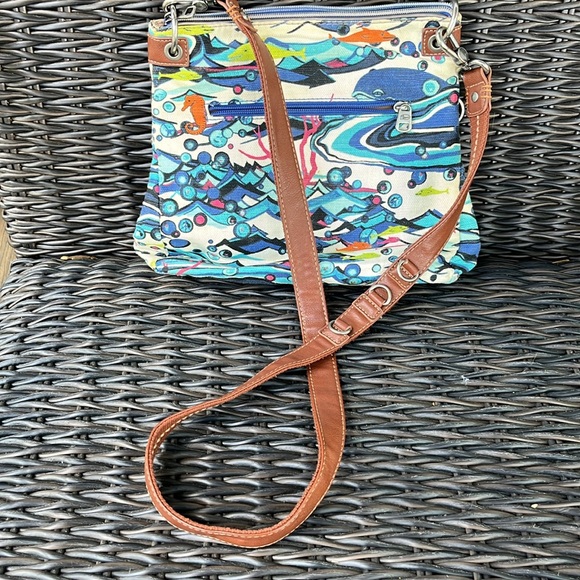 Sakroots Artist circle crossbody/messenger bag no signs of wear - Picture 3 of 13